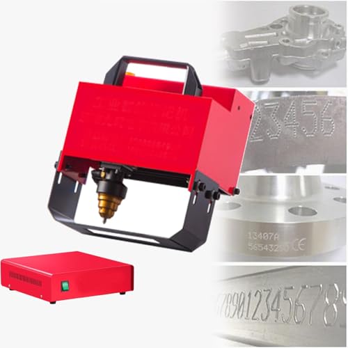 GAYAYAS Tragbare Stiftdruckmaschine, Metallmarkierungs-Graviermaschine, Drucker für Metalletiketten, für Buchstaben, Seriennummern, VIN-Code und Fahrgestellnummer,TypeD von GAYAYAS