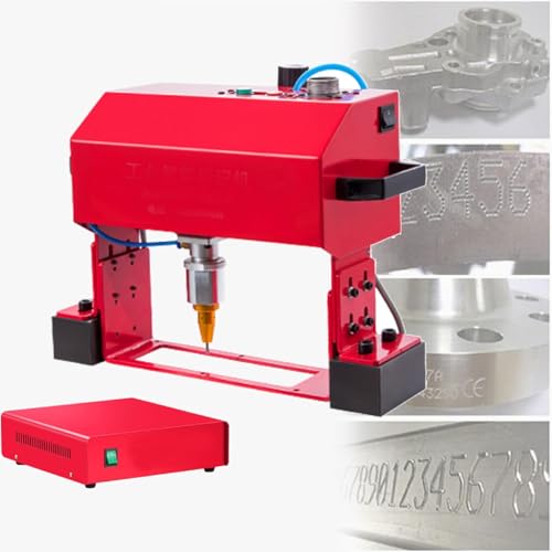 GAYAYAS Tragbare Stiftdruckmaschine, Metallmarkierungs-Graviermaschine, Drucker für Metalletiketten, für Buchstaben, Seriennummern, VIN-Code und Fahrgestellnummer,TypeX von GAYAYAS