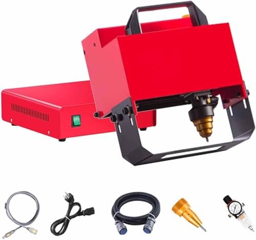 GAYAYAS Tragbare pneumatische Graviermaschine, pneumatische Nadelpräger-Markierungsmaschine, Gravurtiefe 0,01-1 mm, für VIN-Codes, Fahrgestellnummern,TypeD von GAYAYAS