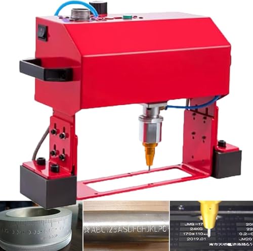 GAYAYAS Tragbare pneumatische Nadelpräger-Markierungsmaschine, elektrische Nadelpräger-Graviermaschine, zum Drucken von Fahrgestellnummern und VIN-Codes,TypeX von GAYAYAS