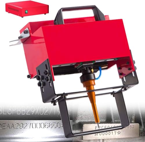 GAYAYAS Tragbares pneumatisches Hand-Nadelprägegerät, Gravurtiefe 0,01–1 mm, für Buchstaben, Seriennummern, VIN-Code und Fahrgestellnummer,TypeM von GAYAYAS