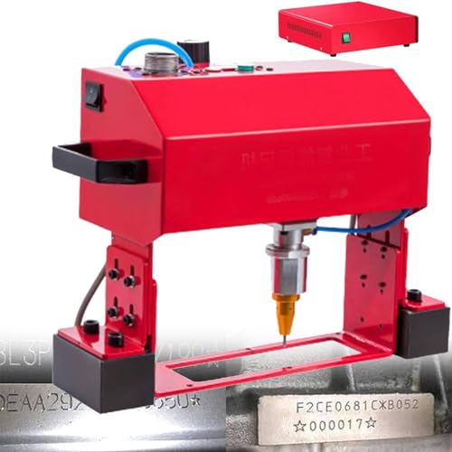 GAYAYAS Tragbares pneumatisches Hand-Nadelprägegerät, Gravurtiefe 0,01–1 mm, für Buchstaben, Seriennummern, VIN-Code und Fahrgestellnummer,TypeX von GAYAYAS