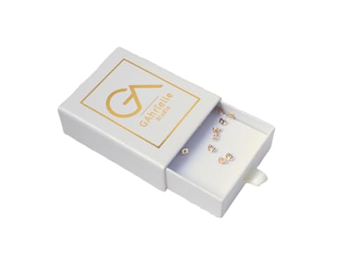 GAhrïelle Studio 12 Stück / 6 Paar 18 Karat vergoldete Edelstahl-Ohrring-Verschlüsse, Ersatz von GAhrïelle Studio