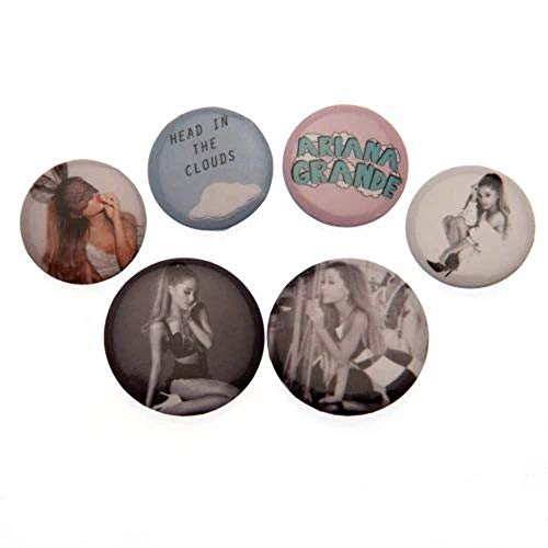 GB Eye Buttons von Ariana Grande, bunt, 6 Stück von GB Eye Limited