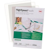 100 GBC High Speed Laminierfolien glänzend für A4 75 micron von GBC