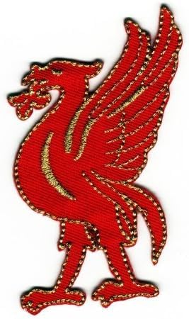 GBJUK Bestickter Aufnäher zum Aufnähen oder Aufbügeln, Motiv: Liverpool Red Liverbird, Abzeichen für Kleidung und Taschen, 7,5 cm x 5 cm GBJUK Bestickter Aufnäher zum Aufnähen oder Aufbügeln, Motiv: Liverpool Red Liverbird, Abzeichen für Kleidung und Taschen, 7,5 cm x 5 cm von GBJUK