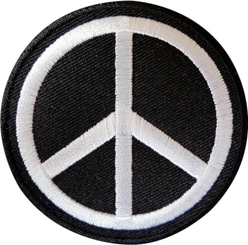 GBJUK Peace-Zeichen-Aufnäher, Symbol zum Aufbügeln, bestickte Applikation für Jacken, Mützen und mehr GBJUK Peace-Zeichen-Aufnäher, Symbol zum Aufbügeln, bestickte Applikation für Jacken, Mützen und mehr von GBJUK