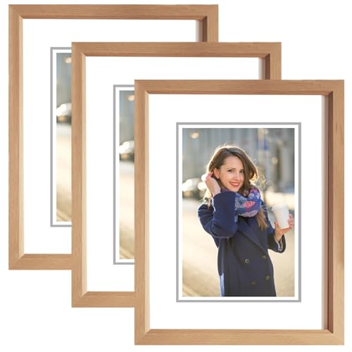 GBKDQQ 3er Set Holz Fotorahmen, 15x20 cm Bilderrahmen Einfacher Bilderrahmen Art Deco Bilderrahmen Fotogalerie Portraitrahmen Rahmen, Geeignet für Schlafzimmer Wohnzimmer Flur GBKDQQ 3er Set Holz Fotorahmen, 15x20 cm Bilderrahmen Einfacher Bilderrahmen Art Deco Bilderrahmen Fotogalerie Portraitrahmen Rahmen, Geeignet für Schlafzimmer Wohnzimmer Flur von GBKDQQ