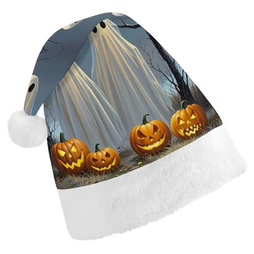 GBNMQED Weihnachtsmütze, Weihnachtsmannmützen für Erwachsene, Komfort-Weihnachtsmütze, Hexerei-Bilder, bedruckt, Weihnachtsmütze für Neujahr, festliche Party, Weihnachts-Kopfschmuck GBNMQED Weihnachtsmütze, Weihnachtsmannmützen für Erwachsene, Komfort-Weihnachtsmütze, Hexerei-Bilder, bedruckt, Weihnachtsmütze für Neujahr, festliche Party, Weihnachts-Kopfschmuck von GBNMQED