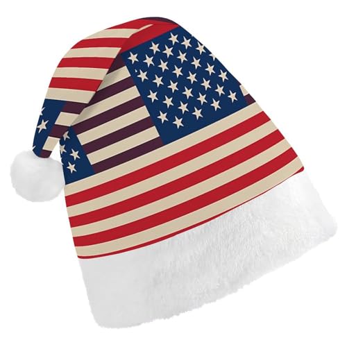 GBNMQED Weihnachtsmütze, Weihnachtsmannmützen für Erwachsene, bequeme Weihnachtsmütze, Flaggen, bedruckt, Weihnachtsmütze für Neujahr, festliche Party, Weihnachts-Kopfschmuck GBNMQED Weihnachtsmütze, Weihnachtsmannmützen für Erwachsene, bequeme Weihnachtsmütze, Flaggen, bedruckt, Weihnachtsmütze für Neujahr, festliche Party, Weihnachts-Kopfschmuck von GBNMQED