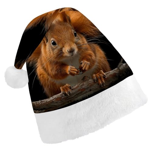 GBNMQED Weihnachtsmütze, Weihnachtsmannmützen für Erwachsene, bequeme Weihnachtsmütze, sitzend auf einem Ast, bedruckte Weihnachtsmütze für Neujahr, festliche Party, Weihnachts-Kopfschmuck GBNMQED Weihnachtsmütze, Weihnachtsmannmützen für Erwachsene, bequeme Weihnachtsmütze, sitzend auf einem Ast, bedruckte Weihnachtsmütze für Neujahr, festliche Party, Weihnachts-Kopfschmuck von GBNMQED