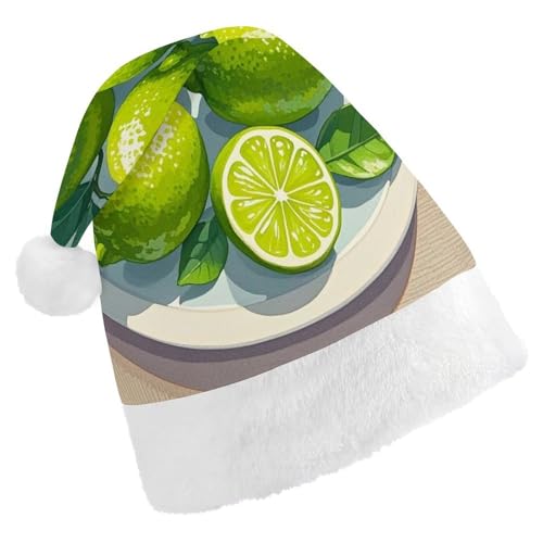 GBNMQED Weihnachtsmütze für Erwachsene, bequeme Weihnachtsmütze, Vintage-Zitronenmuster, Weihnachtsmütze für Neujahr, festliche Party, Weihnachts-Kopfschmuck GBNMQED Weihnachtsmütze für Erwachsene, bequeme Weihnachtsmütze, Vintage-Zitronenmuster, Weihnachtsmütze für Neujahr, festliche Party, Weihnachts-Kopfschmuck von GBNMQED