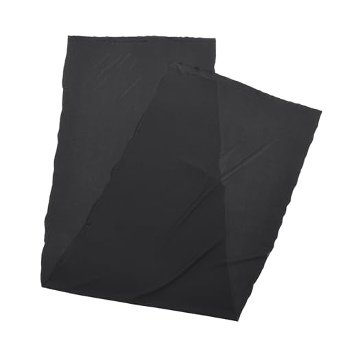 GBSONGJIN Akustikstoff,Lautsprecher Stoff 1,7 m x 0,5 m Lautsprecher-Grill-Tuch, Stereo-Gille-Stoff, Lautsprecher-Netzstoff, staubdichte Schutzhülle(Black) von GBSONGJIN