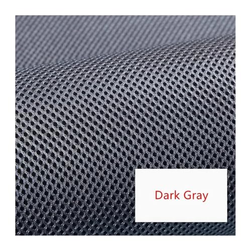 GBSONGJIN Akustikstoff,Lautsprecher Stoff 1 m x 1,6 m Lautsprecher-Netzstoff, staubdicht, schalldicht, Netzabdeckung, DIY-Polsterstoff, Radio-Akustik-Schutztuch(Dark Grey) von GBSONGJIN