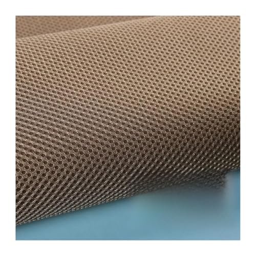 GBSONGJIN Akustikstoff,Lautsprecher Stoff 1 m x 1,6 m Lautsprecher-Netzstoff, staubdicht, schalldicht, Netzabdeckung, DIY-Polsterstoff, Radio-Akustik-Schutztuch(Khaki) von GBSONGJIN