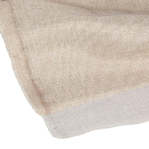 GBSONGJIN Akustikstoff,Lautsprecher Stoff Lautsprecher-Grill-Tuch, Netzstoff for Lautsprecher-Ersatz, Lautsprecher-Stereo-Abdeckung, Stoffdekorationen, schützend, staubdicht(Beige) von GBSONGJIN
