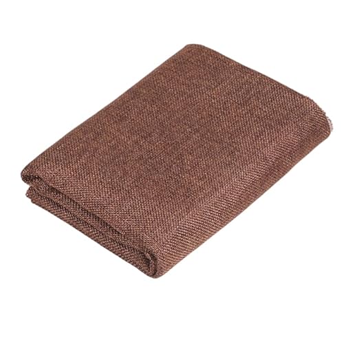 GBSONGJIN Akustikstoff,Lautsprecher Stoff Lautsprecher-Grill-Tuch, Netzstoff for Lautsprecher-Ersatz, Lautsprecher-Stereo-Abdeckung, Stoffdekorationen, schützend, staubdicht(Brown) von GBSONGJIN