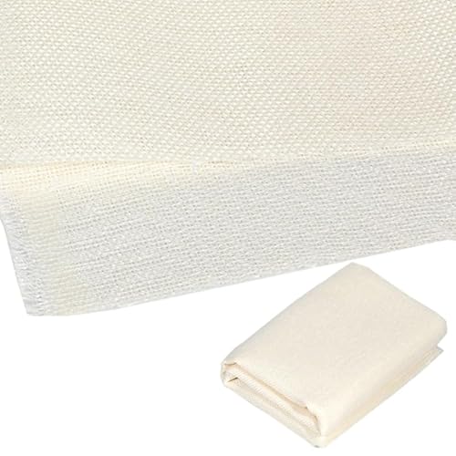 GBSONGJIN Akustikstoff,Lautsprecher Stoff Lautsprecher-Grill-Tuch, Netzstoff for Lautsprecher-Ersatz, Lautsprecher-Stereo-Abdeckung, Stoffdekorationen, schützend, staubdicht(White) von GBSONGJIN