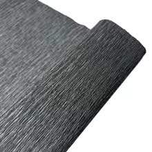 GBSONGLIANGBO Krepppapier,Krepppapier Bunt 10 Rolle 250 * 25cm Farbige Krepp Papier Rolle Origami Gefältelt Handwerk DIY Blumen Dekoration Geschenk Verpackung Papier(Black) von GBSONGLIANGBO