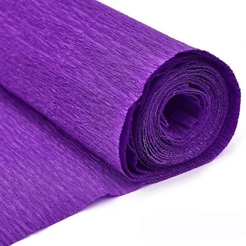 GBSONGLIANGBO Krepppapier,Krepppapier Bunt 10 Rolle 250 * 50cm Gefältelt Krepp Papier Blume Verpackung Handwerk DIY Papier Streamer Scrapbooking Origami Party Dekoration Verpackung Material(No.11) von GBSONGLIANGBO