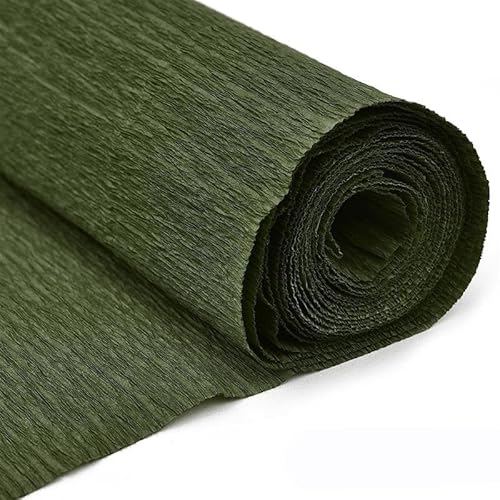 GBSONGLIANGBO Krepppapier,Krepppapier Bunt 10 Rolle 250 * 50cm Gefältelt Krepp Papier Blume Verpackung Handwerk DIY Papier Streamer Scrapbooking Origami Party Dekoration Verpackung Material(No.13) von GBSONGLIANGBO