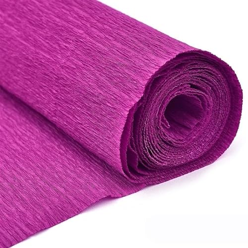 GBSONGLIANGBO Krepppapier,Krepppapier Bunt 10 Rolle 250 * 50cm Gefältelt Krepp Papier Blume Verpackung Handwerk DIY Papier Streamer Scrapbooking Origami Party Dekoration Verpackung Material(No.16) von GBSONGLIANGBO