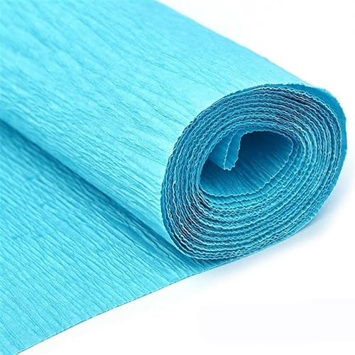 GBSONGLIANGBO Krepppapier,Krepppapier Bunt 10 Rolle 250 * 50cm Gefältelt Krepp Papier Blume Verpackung Handwerk DIY Papier Streamer Scrapbooking Origami Party Dekoration Verpackung Material(No.8) von GBSONGLIANGBO