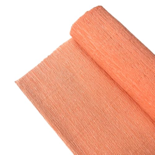 GBSONGLIANGBO Krepppapier,Krepppapier Bunt 10 Rollen 250 x 25 cm (8 Fuß x 9,8 Zoll) farbige Krepppapierrolle Origami-Krepppapier for Basteln, Blumendekoration, Geschenkpapier(Champagne 9.8in x8ft) von GBSONGLIANGBO