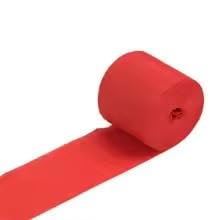 GBSONGLIANGBO Krepppapier,Krepppapier Bunt 16 Farben 10 Rollen Krepppapier Luftschlangen for Hochzeit Geburtstag Party Hintergrund DIY Dekor Farbige Origami Gefältelt Krepppapier Rolle(Red-) von GBSONGLIANGBO