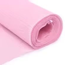 GBSONGLIANGBO Krepppapier,Krepppapier Bunt 17 Farben, 50 x 250 cm, 10 Rollen, farbige Krepppapierrolle, Origami-Krepppapier, Basteln, DIY-Blumen, Dekoration, Geschenkpapier(Light pink) von GBSONGLIANGBO