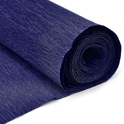 GBSONGLIANGBO Krepppapier,Krepppapier Bunt 17 Farben 250 x 50 cm, 10 Rollen, farbige Krepppapierrolle, Origami-Krepppapier, Basteln, DIY-Blumen, Dekoration, Geschenkpapier(Blue) von GBSONGLIANGBO