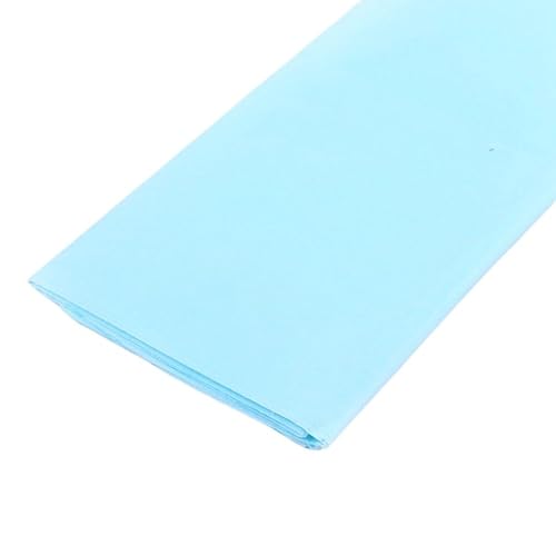 GBSONGLIANGBO Krepppapier,Krepppapier Bunt 20 Blatt Seidenpapier 50x66cm Blumenverpackung Geschenkpapier Bastelpapier for Floristen Verpackung Blumenstrauß Hochzeit Weich Bunt Dekorativ(Light Blue) von GBSONGLIANGBO