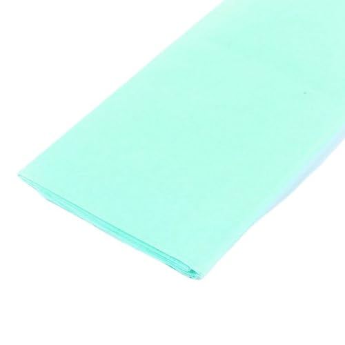 GBSONGLIANGBO Krepppapier,Krepppapier Bunt 20 Blatt Seidenpapier 50x66cm Blumenverpackung Geschenkpapier Bastelpapier for Floristen Verpackung Blumenstrauß Hochzeit Weich Bunt Dekorativ(Mint Green) von GBSONGLIANGBO