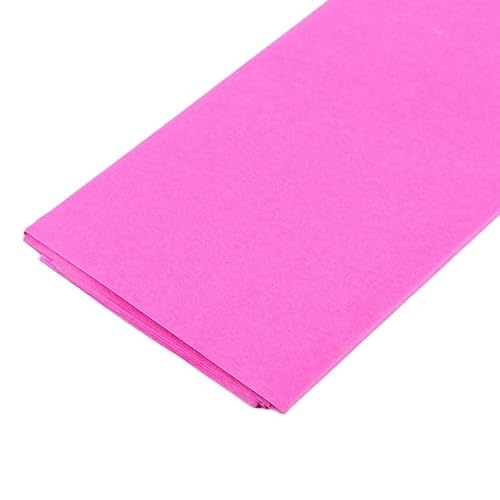 GBSONGLIANGBO Krepppapier,Krepppapier Bunt 20 Blatt Seidenpapier 50x66cm Blumenverpackung Geschenkpapier Bastelpapier for Floristen Verpackung Blumenstrauß Hochzeit Weich Bunt Dekorativ(Rose red) von GBSONGLIANGBO