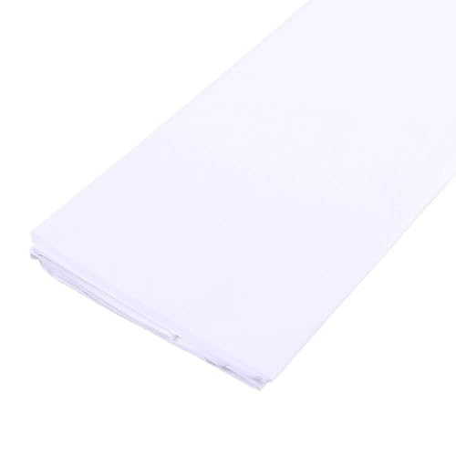 GBSONGLIANGBO Krepppapier,Krepppapier Bunt 20 Blatt Seidenpapier 50x66cm Blumenverpackung Geschenkpapier Bastelpapier for Floristen Verpackung Blumenstrauß Hochzeit Weich Bunt Dekorativ(White) von GBSONGLIANGBO