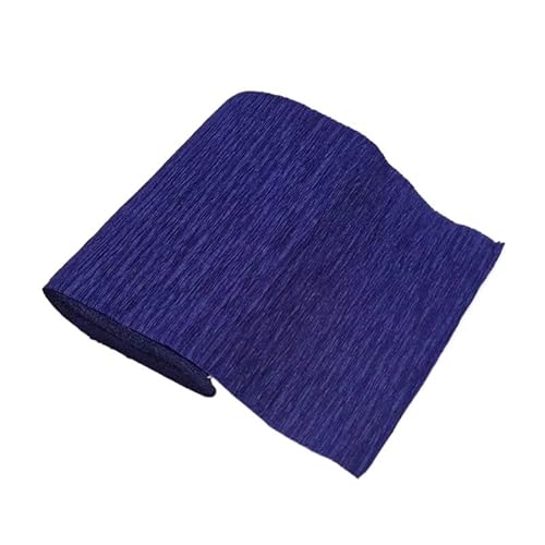 GBSONGLIANGBO Krepppapier,Krepppapier Bunt 4 Rolle 250 * 15cm Gefältelt Krepp Papier Blume Verpackung Handwerk DIY Papier Streamer Scrapbooking Origami Party Dekoration Verpackung Material(Blue01) von GBSONGLIANGBO