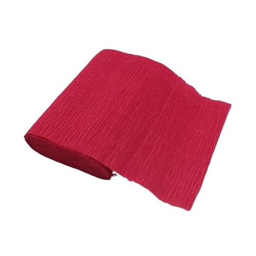 GBSONGLIANGBO Krepppapier,Krepppapier Bunt 4 Rolle 250 * 15cm Gefältelt Krepp Papier Blume Verpackung Handwerk DIY Papier Streamer Scrapbooking Origami Party Dekoration Verpackung Material(Red) von GBSONGLIANGBO