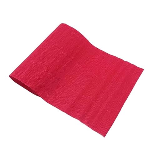GBSONGLIANGBO Krepppapier,Krepppapier Bunt 4 stücke 15 * 250 cm Dekorative Origami Gefältelt Krepp Papier Handwerk DIY Blume Machen Verpackung Falten Scrapbooking Partei Hintergrund Dekoration(Red) von GBSONGLIANGBO