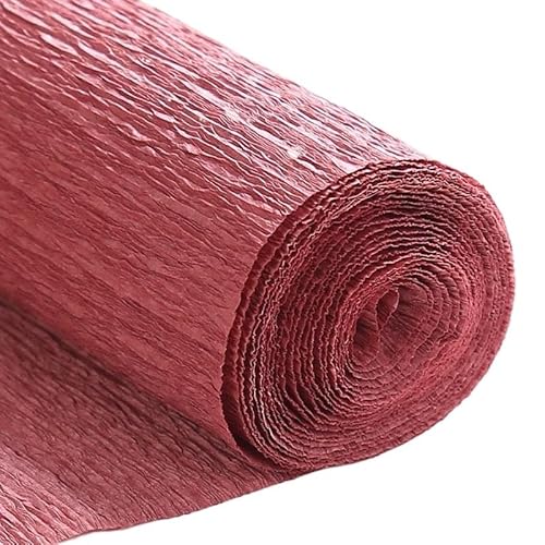 GBSONGLIANGBO Krepppapier,Krepppapier Bunt 5 Stück 50x250 cm Krepppapier Farbige Rolle Origami Gefälteltes Krepppapier Basteln DIY Blumen Dekoration Geschenkverpackung Verdicktes Papier Basteln(Q) von GBSONGLIANGBO