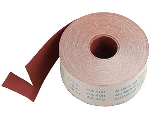GBSONGLIANGBO Schleifpapier, Schleifpapier Set 4 PSC 1Meter Emery Tuch Rolle Polieren Schleifpapier zum Schleifen Polierwerkzeuge Metallverarbeitung 80/100/120/150/180/240/120/15/600(600 Grit) von GBSONGLIANGBO