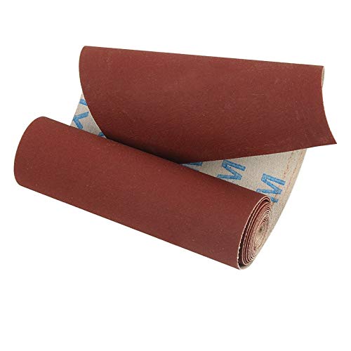 GBSONGLIANGBO Schleifpapier, Schleifpapier Set 4 stücke 1m 80-600 GRIT Emery Tuch Rolle Polieren Schleifpapier für Schleifwerkzeuge Metallverarbeitung Holzbearbeitung(180 GRIT_1M) von GBSONGLIANGBO