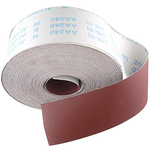 GBSONGLIANGBO Schleifpapier, Schleifpapier Set 5 PSC 1Meter Emery Tuch Rolle Polieren Schleifpapier für Schleifen Polierwerkzeuge Metallverarbeitung 60/80/100/100/120/150/180/240/120/400/600(600) von GBSONGLIANGBO