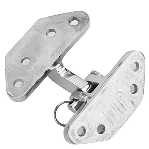 GBSONGLIANGBO Türscharniere,Türband 1 stücke / 2 stücke 66x71x6mm Bootsluke Scharnier Edelstahl Schmetterling Geformte Gurt Möbel Tür Fenster Schrank Scharnier Yacht Zubehör(1Pcs) von GBSONGLIANGBO
