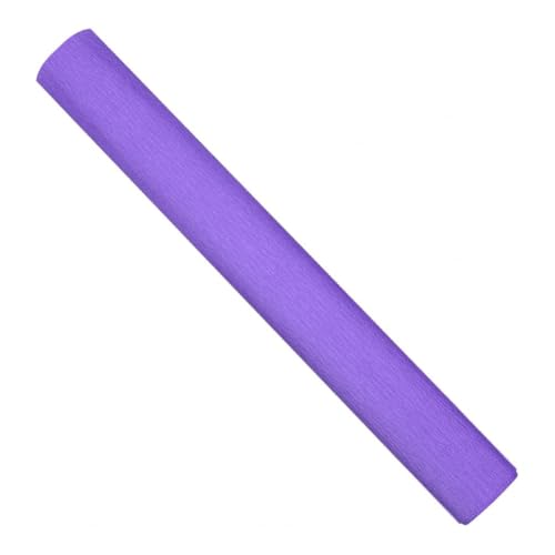 Krepppapier,Krepppapier Bunt 2 Rollen 50 x 250 cm Krepppapier, verdicktes Bastelpapier, Blumenmaterial, DIY-Papierblumen, Papierrolle im italienischen Stil for Kunstprojekte, Dekoration(Purple) von GBSONGLIANGBO