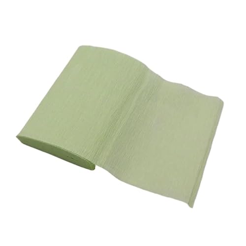 Krepppapier,Krepppapier Bunt 4 rolle 250*15cm Gefältelt Krepp Papier Blume Verpackung Handwerk DIY Papier Streamer Scrapbooking Origami Party Dekoration Verpackung Material(Light Green) von GBSONGLIANGBO