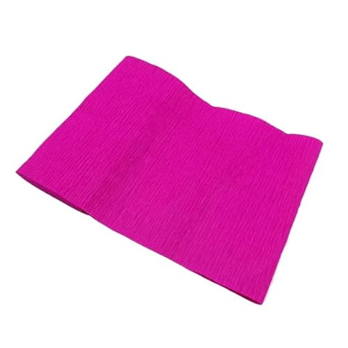 Krepppapier,Krepppapier Bunt 4 stücke 15*250 cm Dekorative Origami Gefältelt Krepp Papier Handwerk DIY Blume Machen Verpackung Falten Scrapbooking Partei Hintergrund Dekoration(Fuchsia) von GBSONGLIANGBO