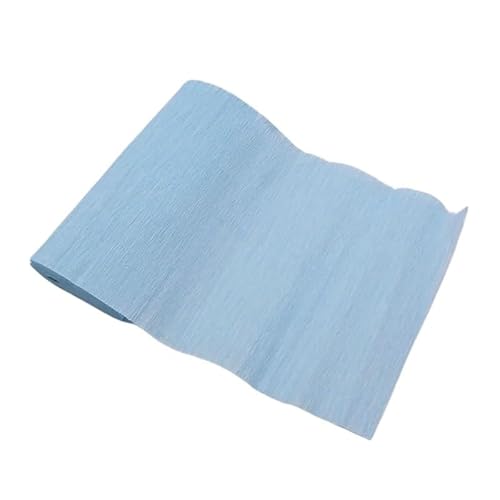 Krepppapier,Krepppapier Bunt 4 stücke 15*250 cm Dekorative Origami Gefältelt Krepp Papier Handwerk DIY Blume Machen Verpackung Falten Scrapbooking Partei Hintergrund Dekoration(Light Blue) von GBSONGLIANGBO