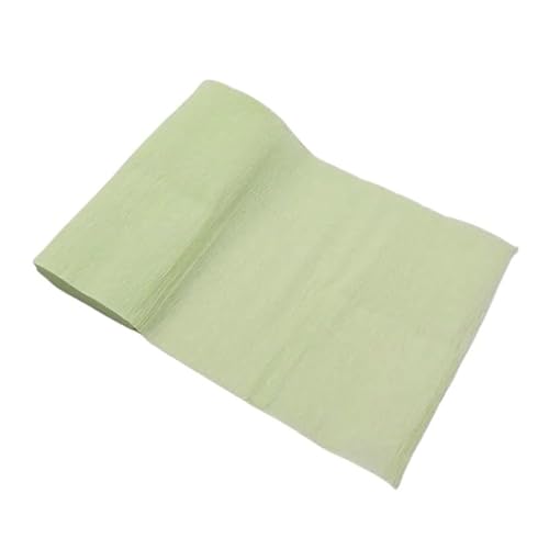 Krepppapier,Krepppapier Bunt 4 stücke 15*250 cm Dekorative Origami Gefältelt Krepp Papier Handwerk DIY Blume Machen Verpackung Falten Scrapbooking Partei Hintergrund Dekoration(Light Green) von GBSONGLIANGBO