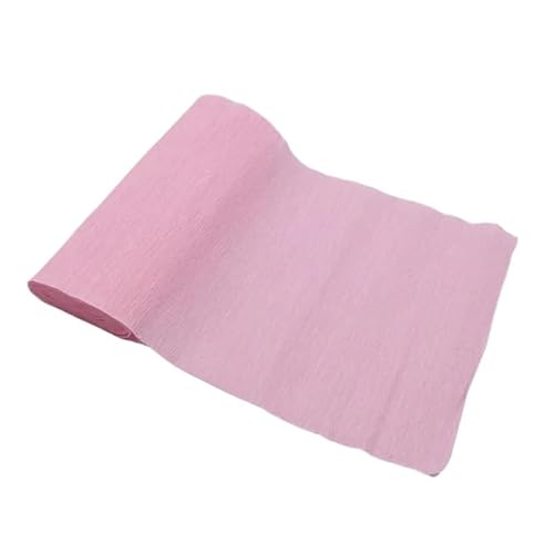 Krepppapier,Krepppapier Bunt 4 stücke 15*250 cm Dekorative Origami Gefältelt Krepp Papier Handwerk DIY Blume Machen Verpackung Falten Scrapbooking Partei Hintergrund Dekoration(Light Pink) von GBSONGLIANGBO