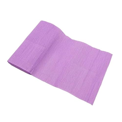Krepppapier,Krepppapier Bunt 4 stücke 15*250 cm Dekorative Origami Gefältelt Krepp Papier Handwerk DIY Blume Machen Verpackung Falten Scrapbooking Partei Hintergrund Dekoration(Light Purple) von GBSONGLIANGBO
